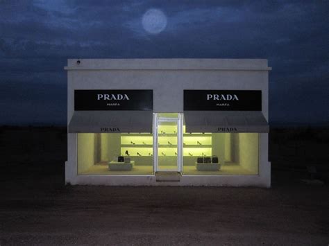 prada marfa at night|prada marfa interior.